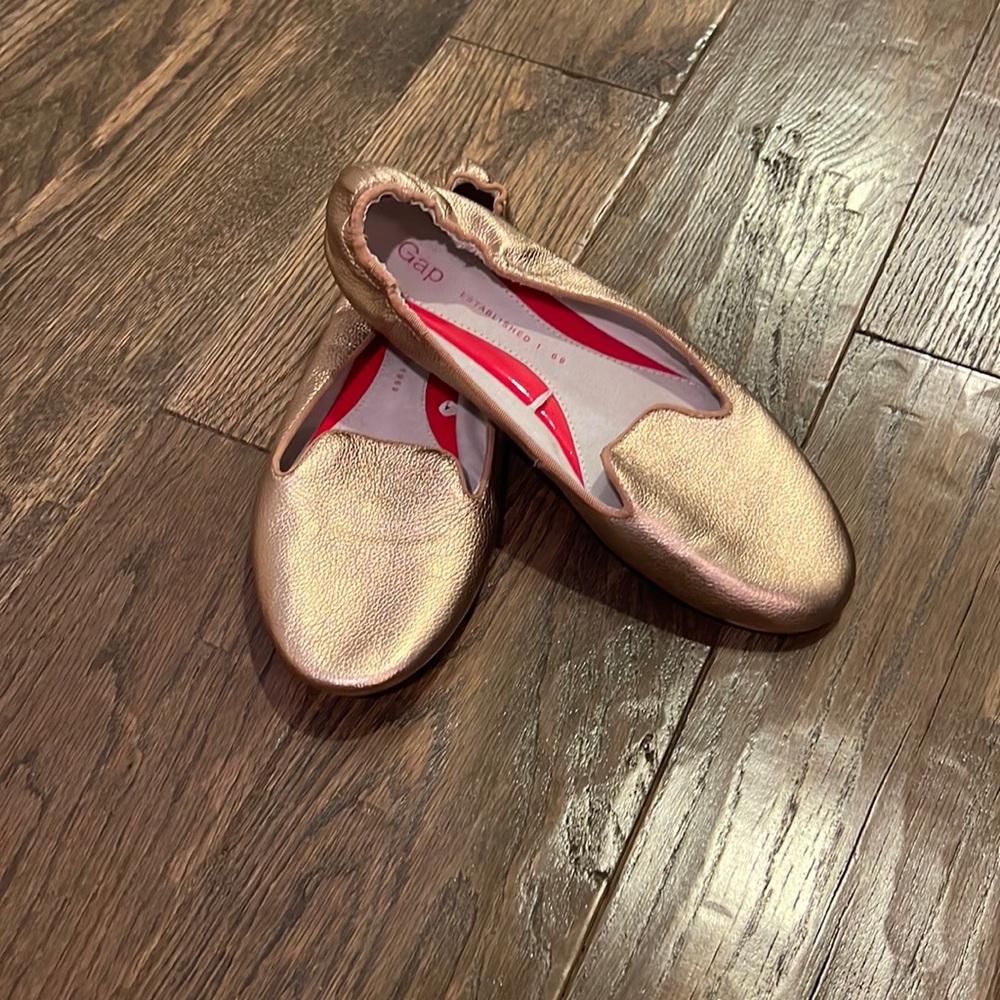 Rose gold Gap Ballet Flats